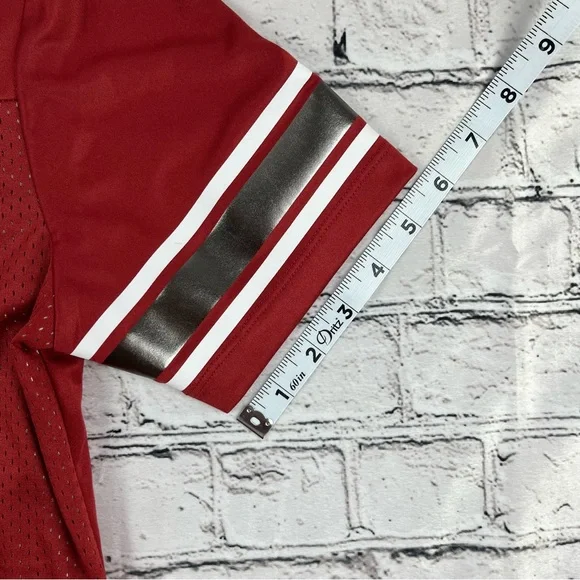 NFL Arizona Cardinals Lace-up Jersey Top M - Picture 7 of 8